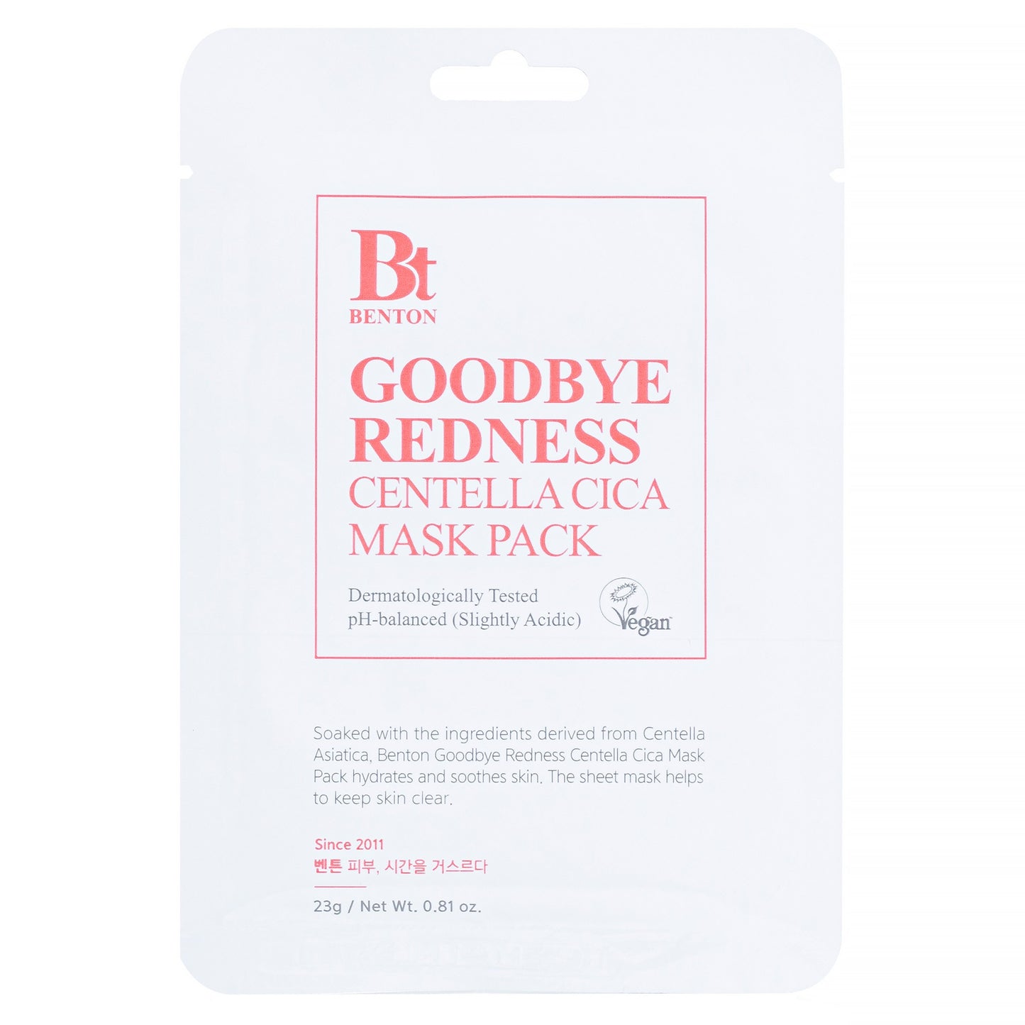 Benton - Centella Cica Mask Pack Set (23g x 10 New Version)